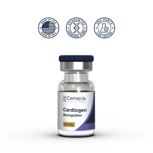 Cardiogen peptide vial – USA-made research grade AEDR