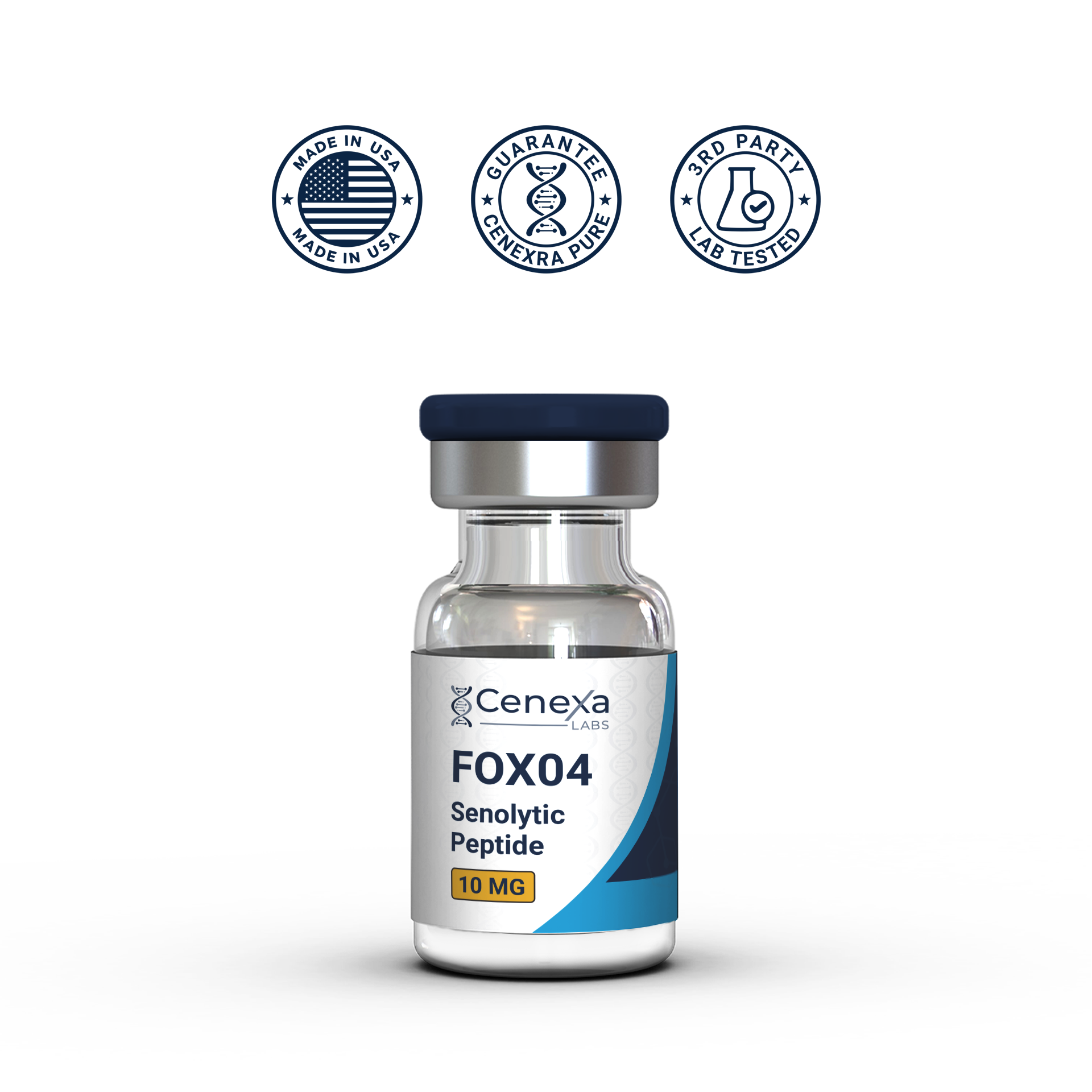 FOXO4-DRI peptide vial – senolytic research grade – USA Made