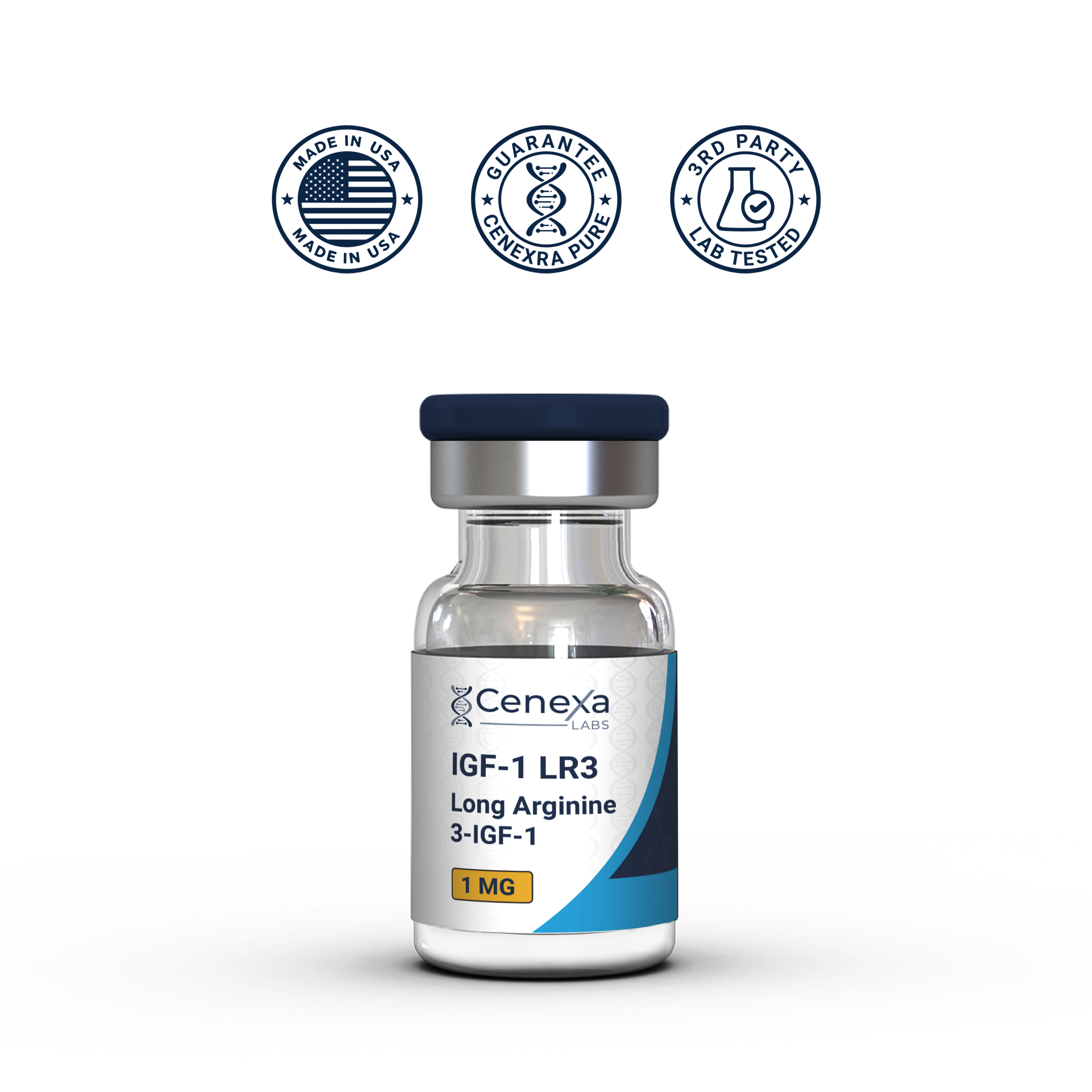 IGF-1 LR3 peptide vial – USA Made research grade