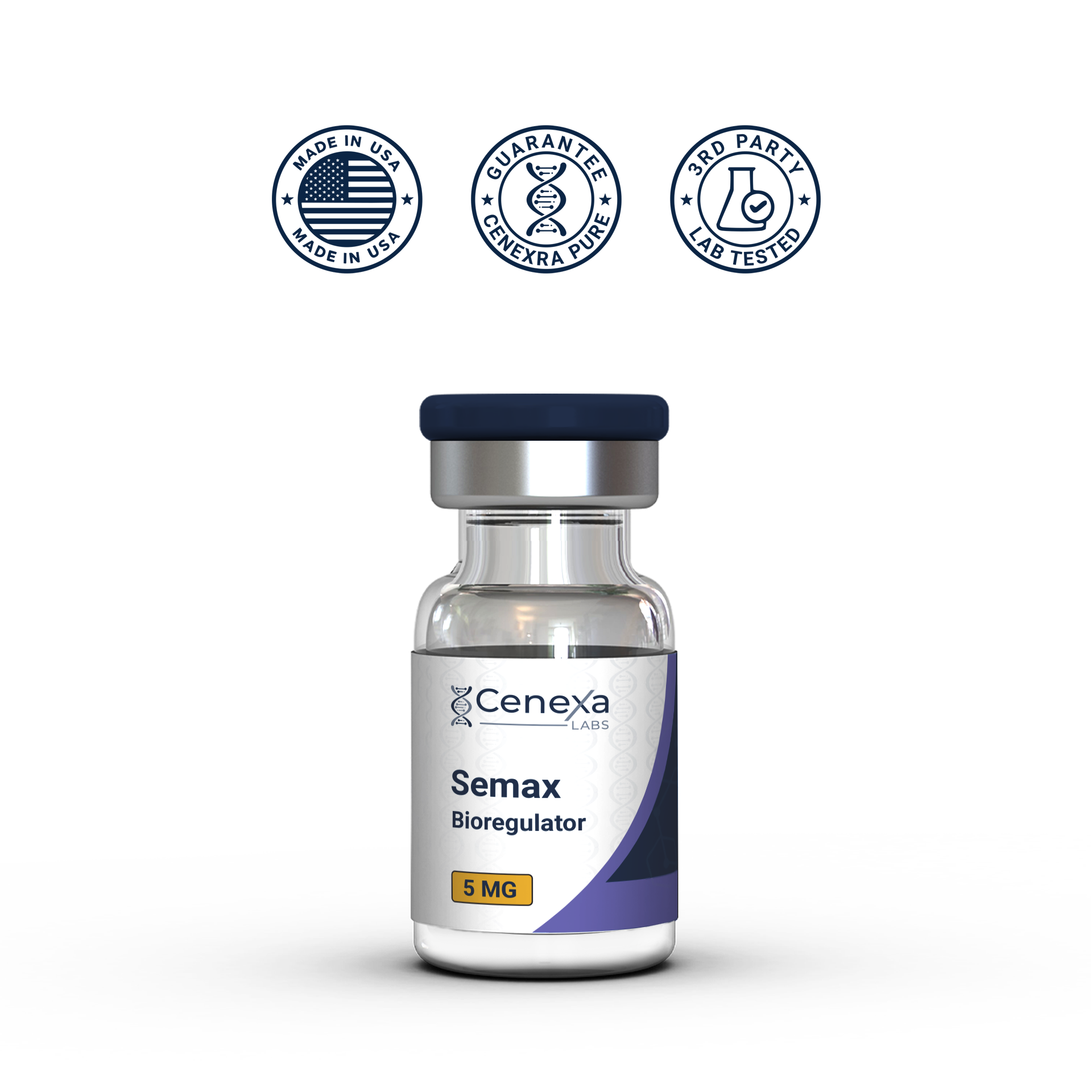 Semax peptide vial – USA Made nootropic research grade