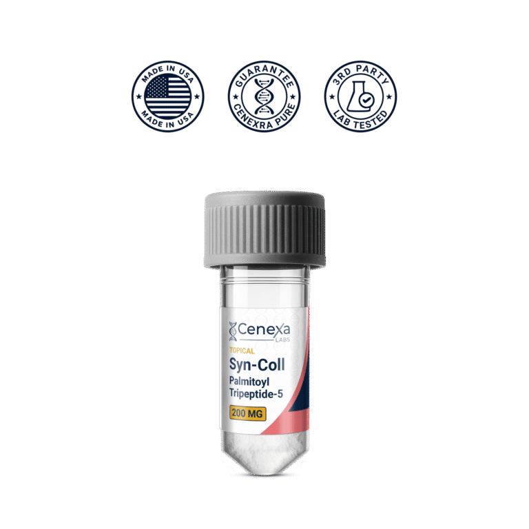 Syn-Coll peptide powder – Palmitoyl Tripeptide-5 topical research grade – USA Made