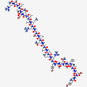 CJC-1295 DAC molecular structure diagram showing modified GHRH peptide sequence with DAC albumin-binding modification