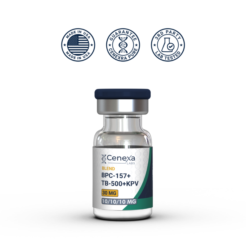 BPC-157+TB-500+KPV Blend with NO COPPER PEPTIDE