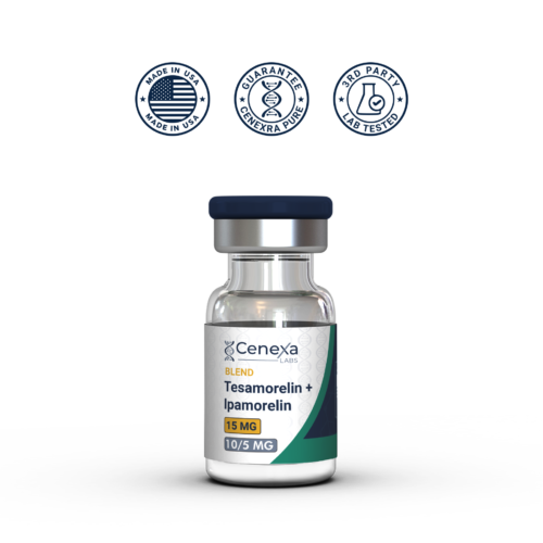 Tesamorelin+Ipamorelin Peptide Blend 15 mg